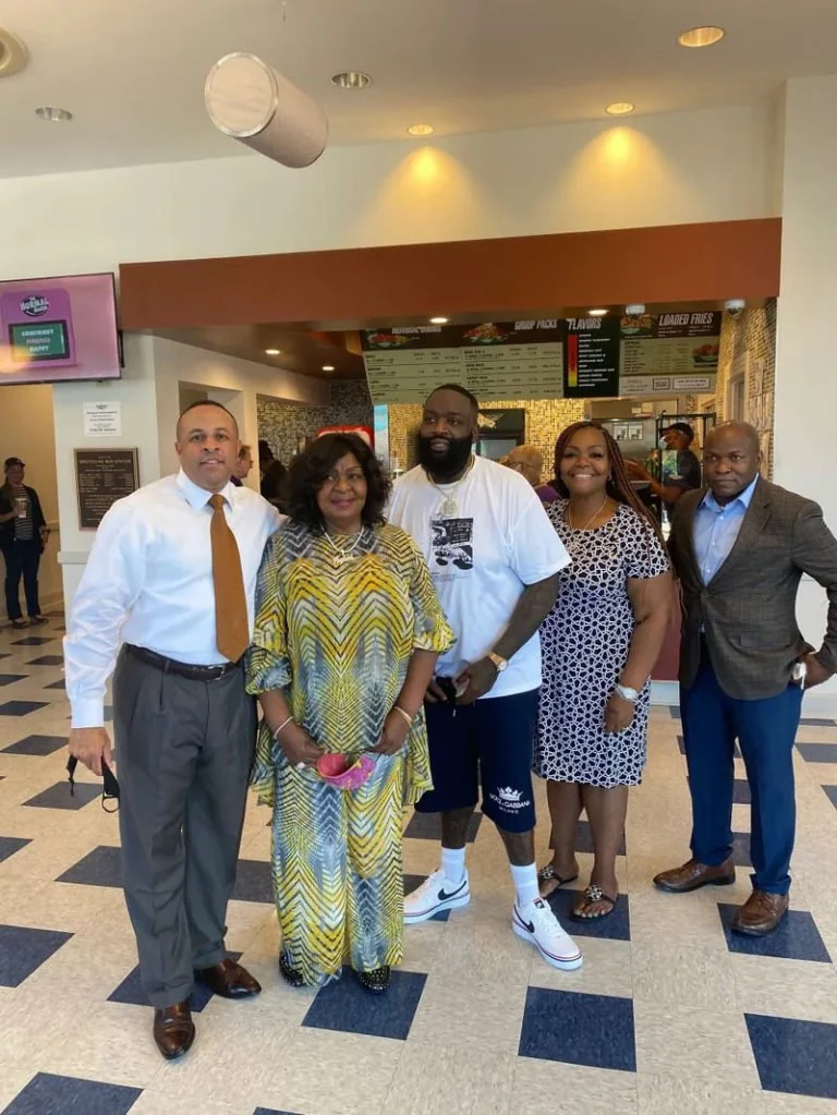 Clarksdale Wingstop — opening celebration inside the restaurant.